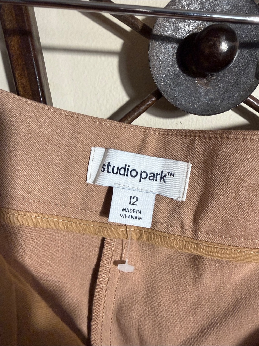 BRAND NEW - NEVER WORN. Women's Beige Wide-Leg Trousers - Picture 10 of 10
